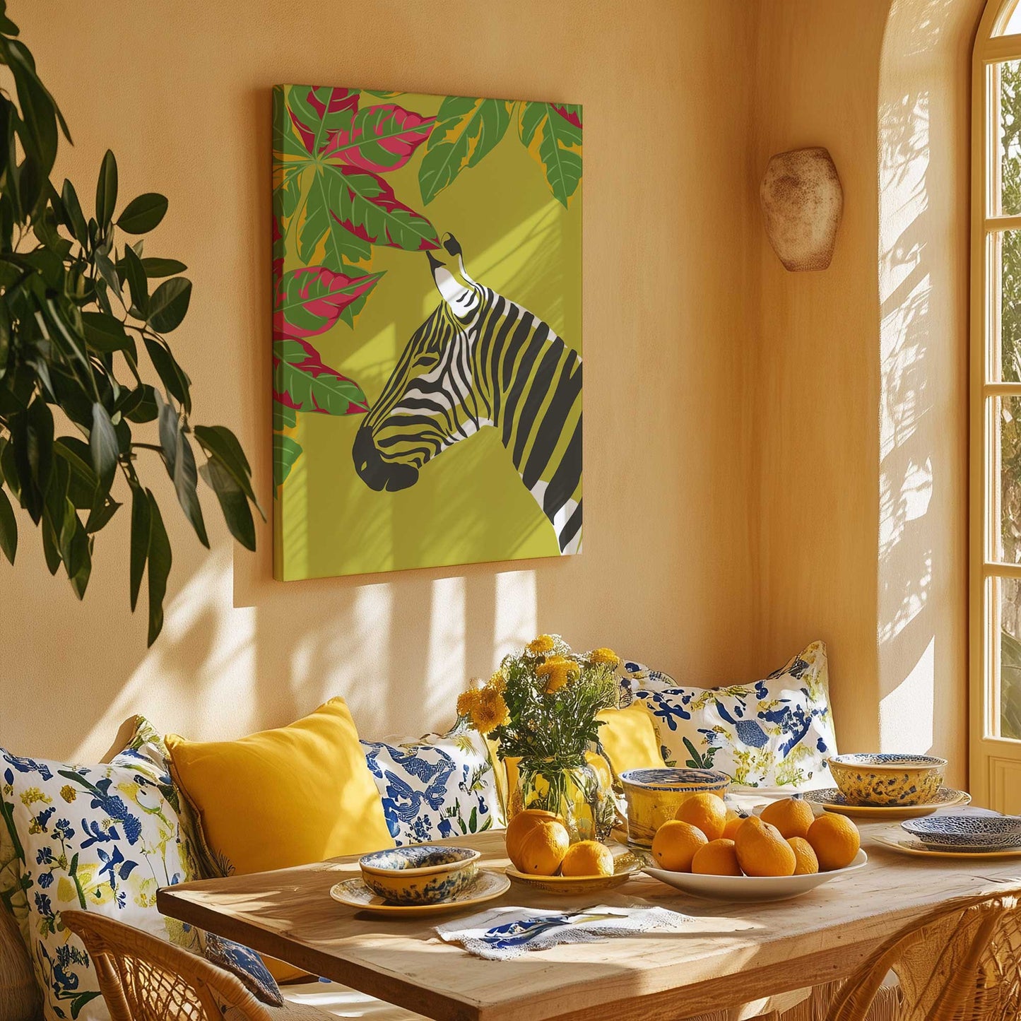 Picture of art in a room