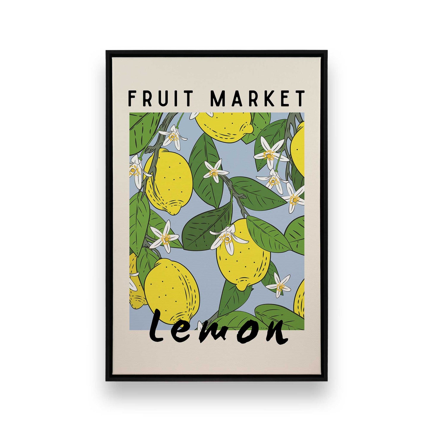 [Color:Satin Black], Picture of art in a Satin Black frame