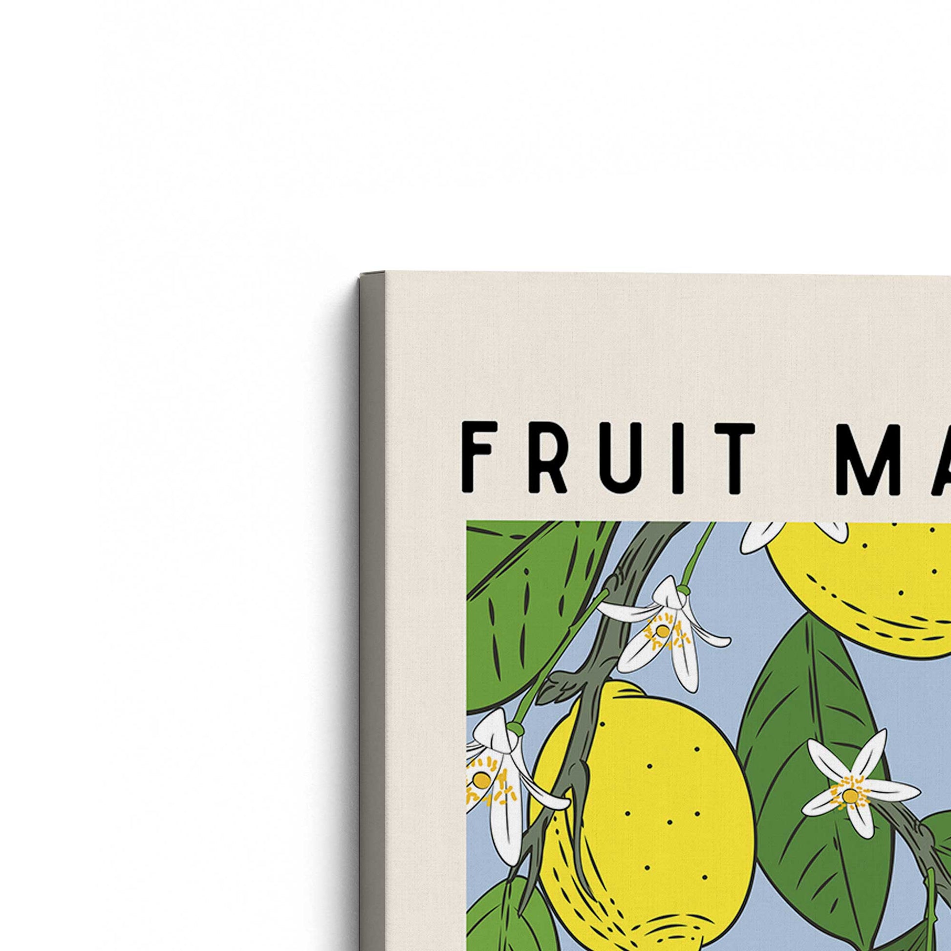 [Color:Stretched Canvas], Picture of the corner of the art