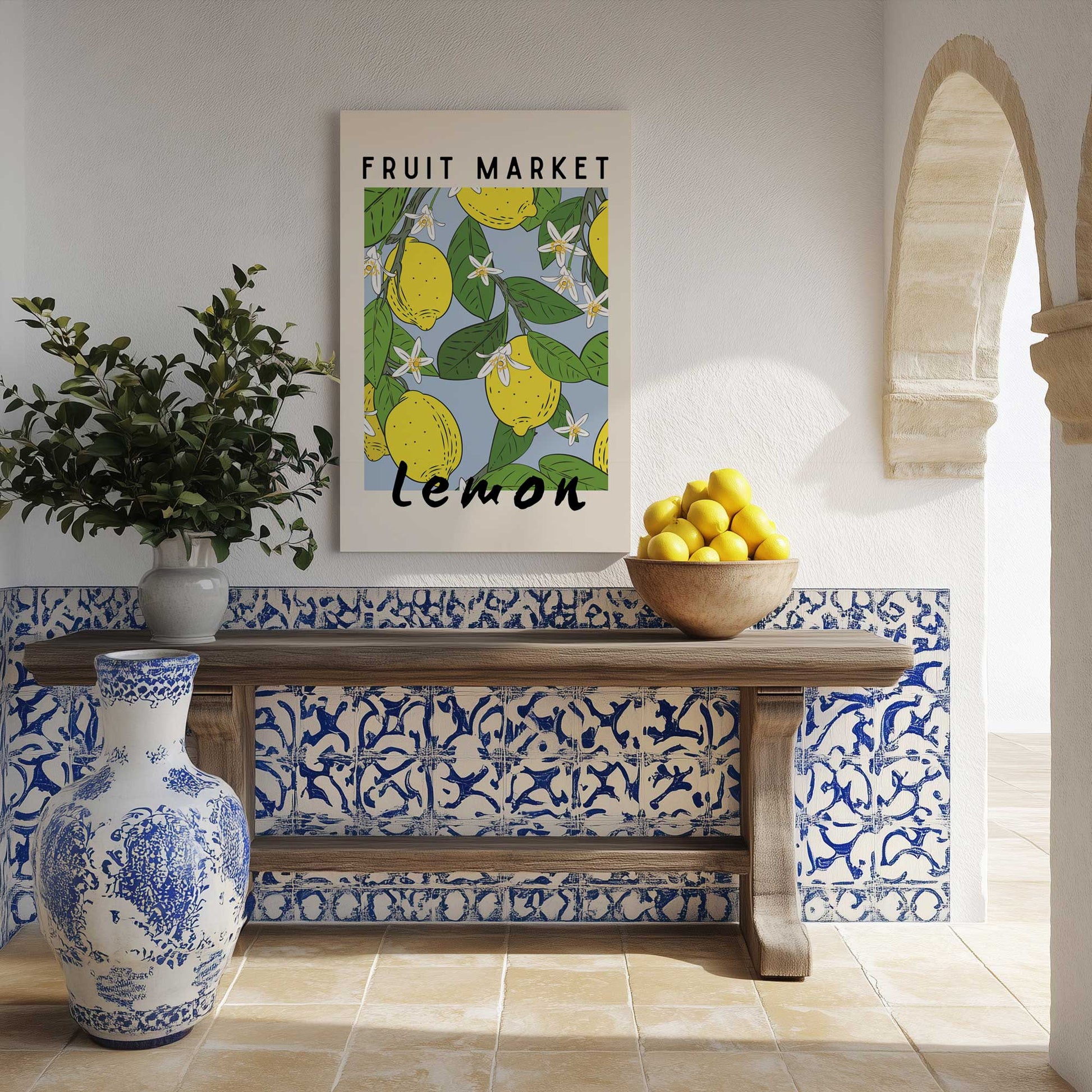 Picture of art in a room