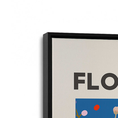 [Color:Satin Black], Picture of art in a Satin Black frame at an angle