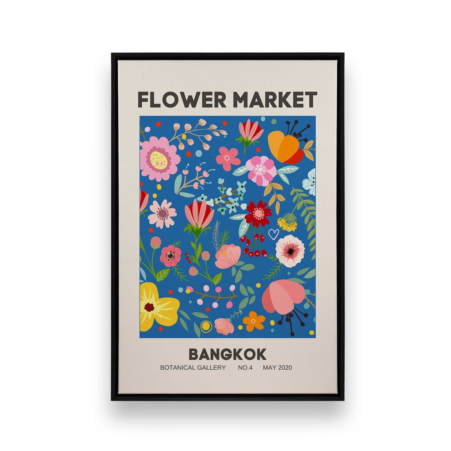 [Color:Satin Black], Picture of art in a Satin Black frame