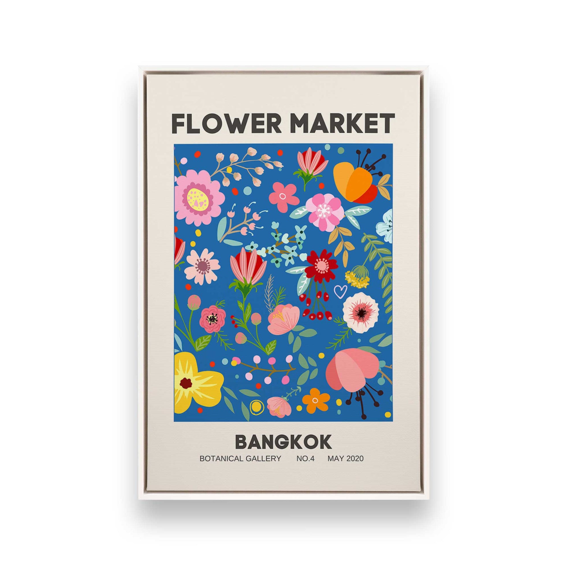 [Color:Opaque White], Picture of art in a White frame