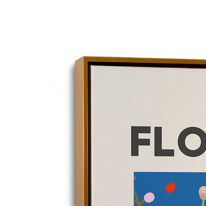 [Color:Polished Gold], Picture of art in a Polished Gold frame at an angle