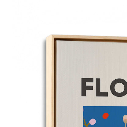 [Color:American Maple], Picture of art in a American Maple frame at an angle