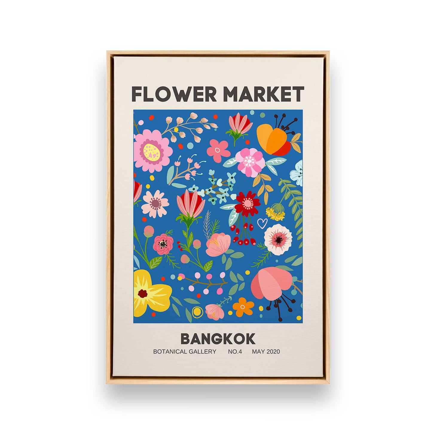 [Color:American Maple], Picture of art in a American Maple frame