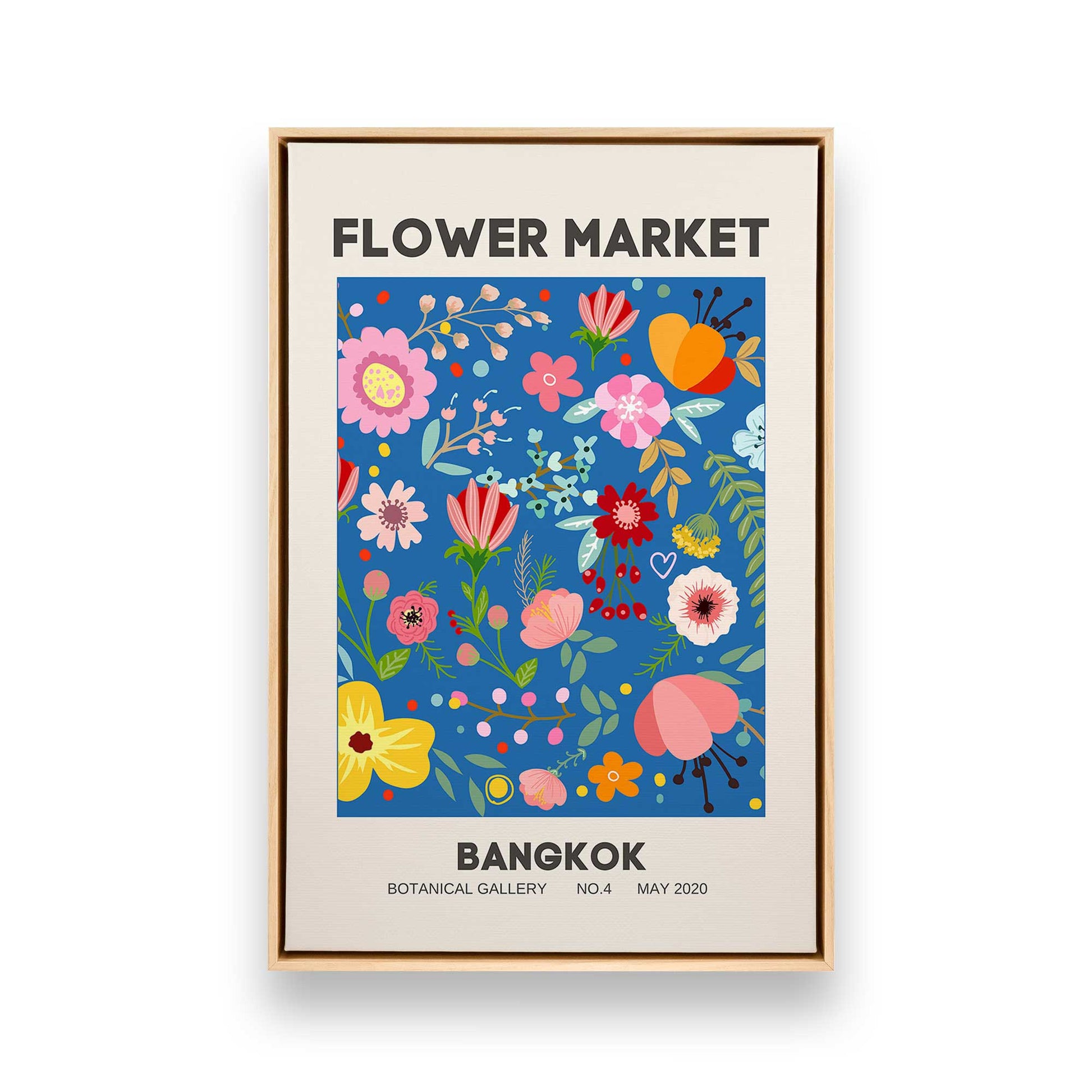 [Color:American Maple], Picture of art in a American Maple frame