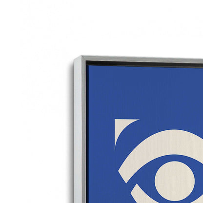 [Color:Polished Chrome], Picture of art in a Polished Chrome frame at an angle