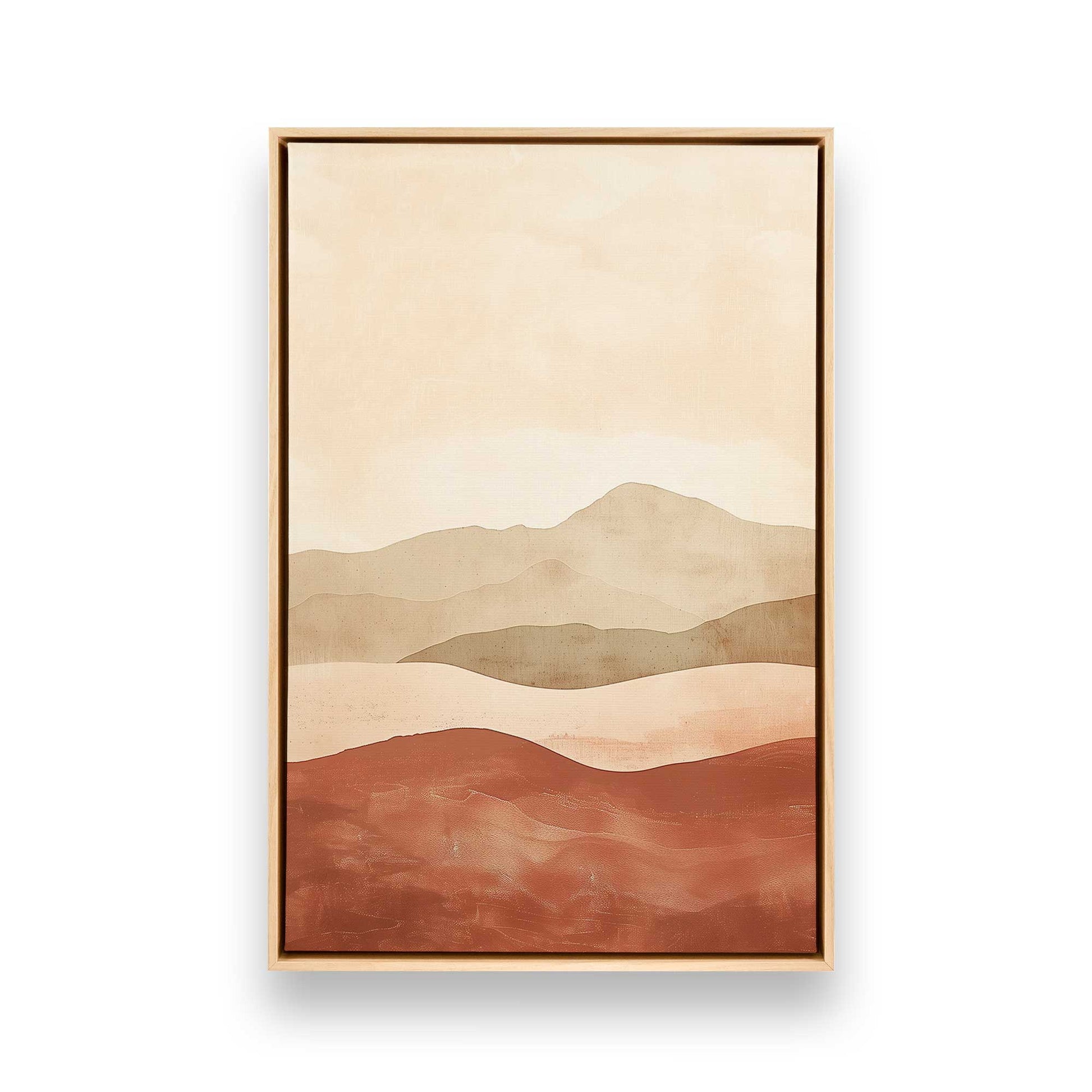 [Color:American Maple], Picture of art in a American Maple frame