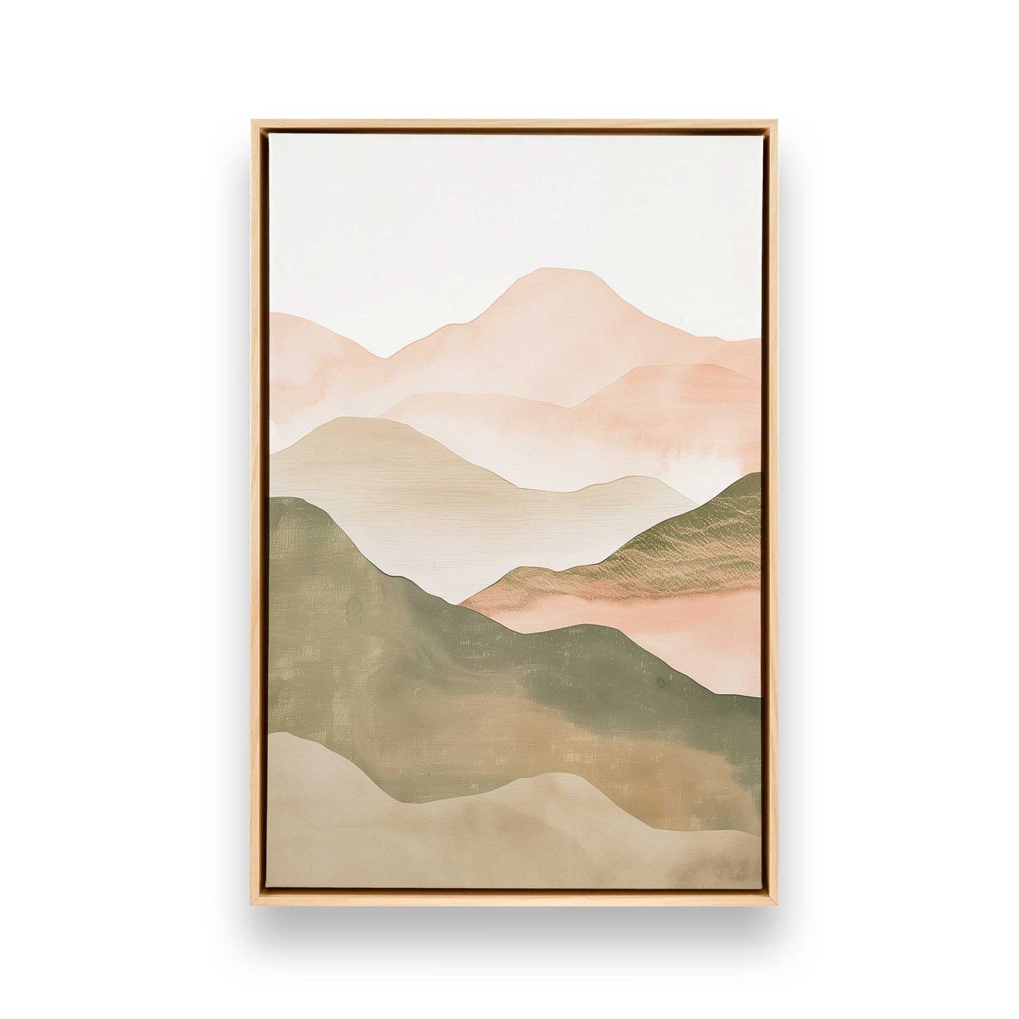 [Color:American Maple], Picture of art in a American Maple frame