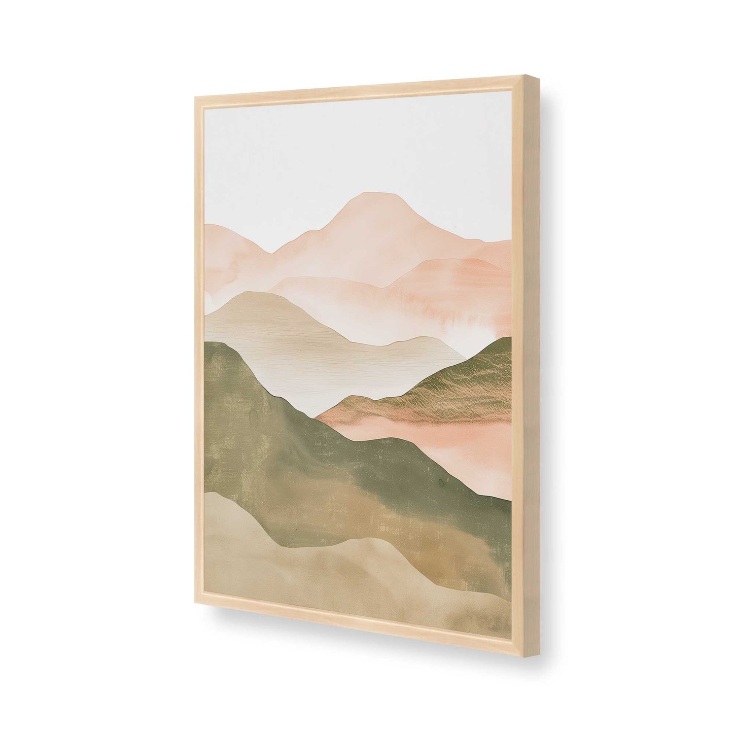[Color:Raw Maple], Picture of art in a Raw Maple frame of the corner