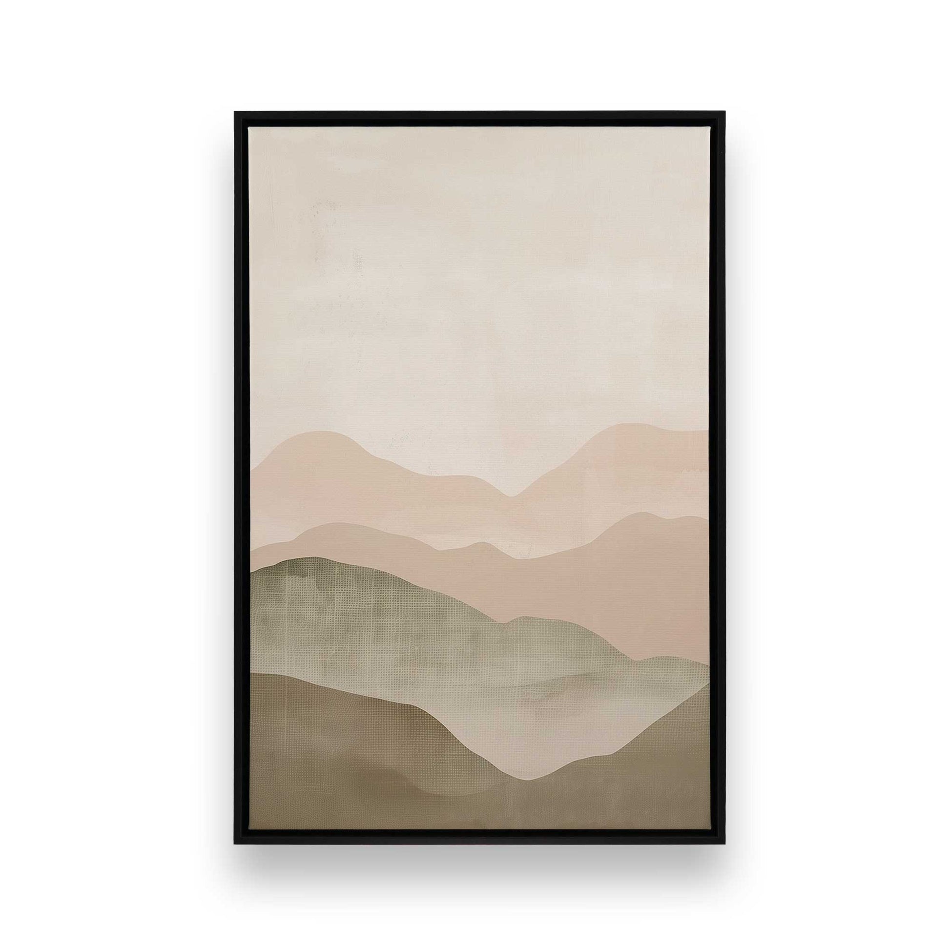 [Color:Satin Black], Picture of art in a Satin Black frame