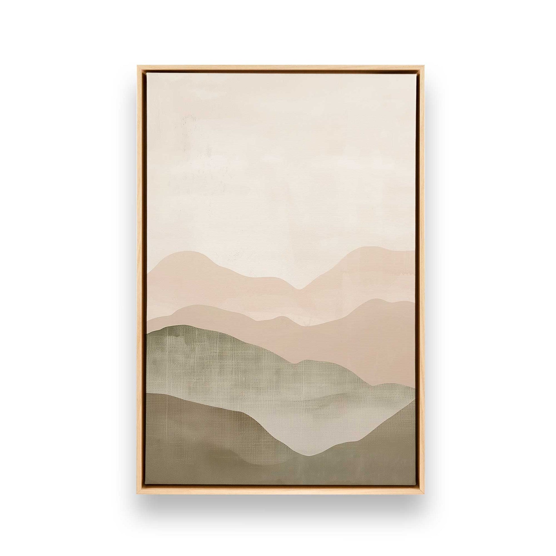 [Color:American Maple], Picture of art in a American Maple frame