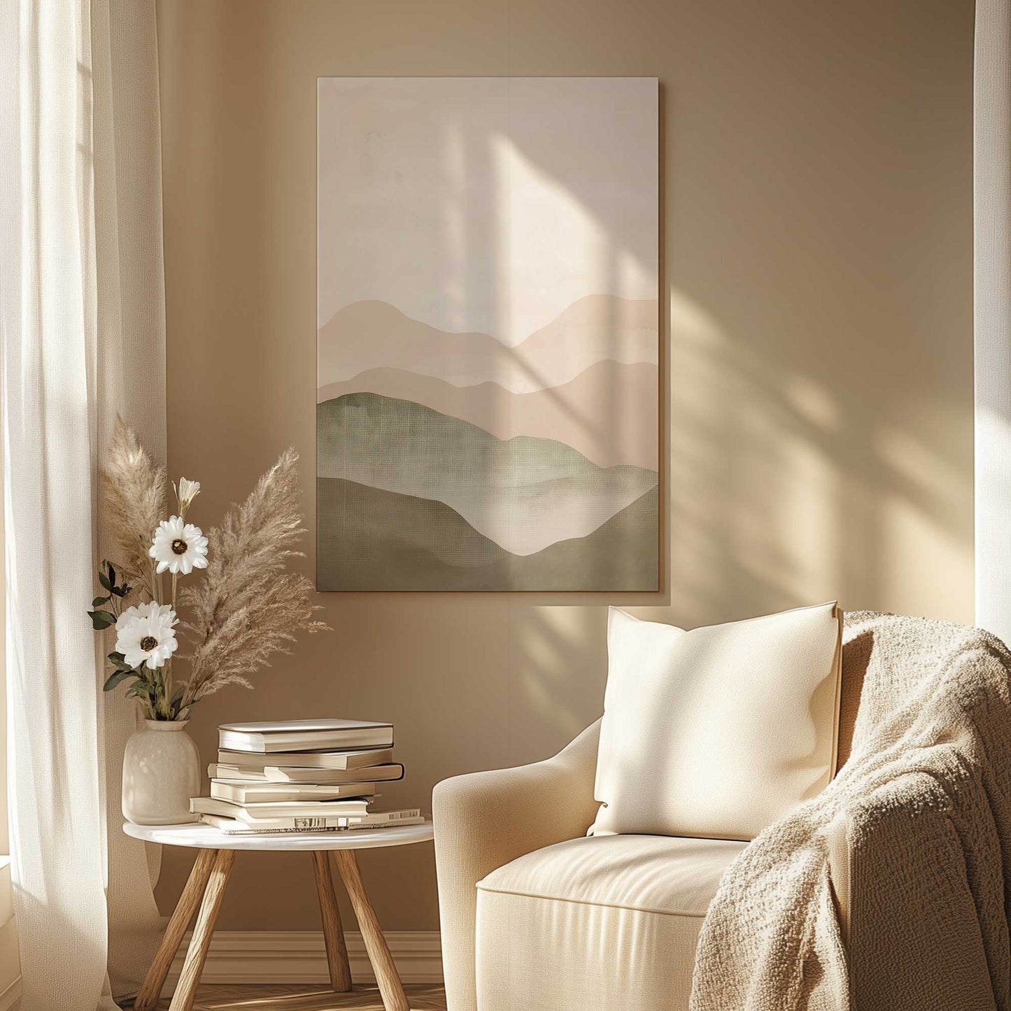 Picture of art in a room