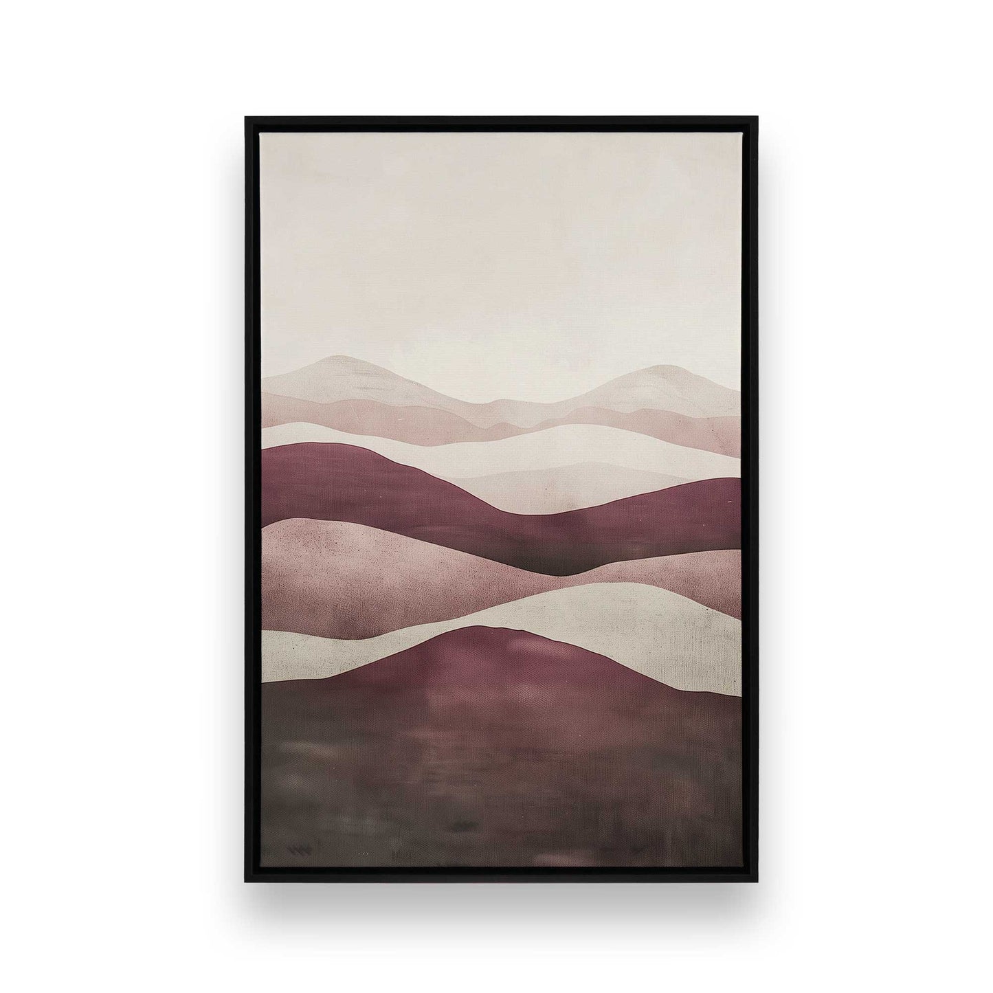 [Color:Satin Black], Picture of art in a Satin Black frame