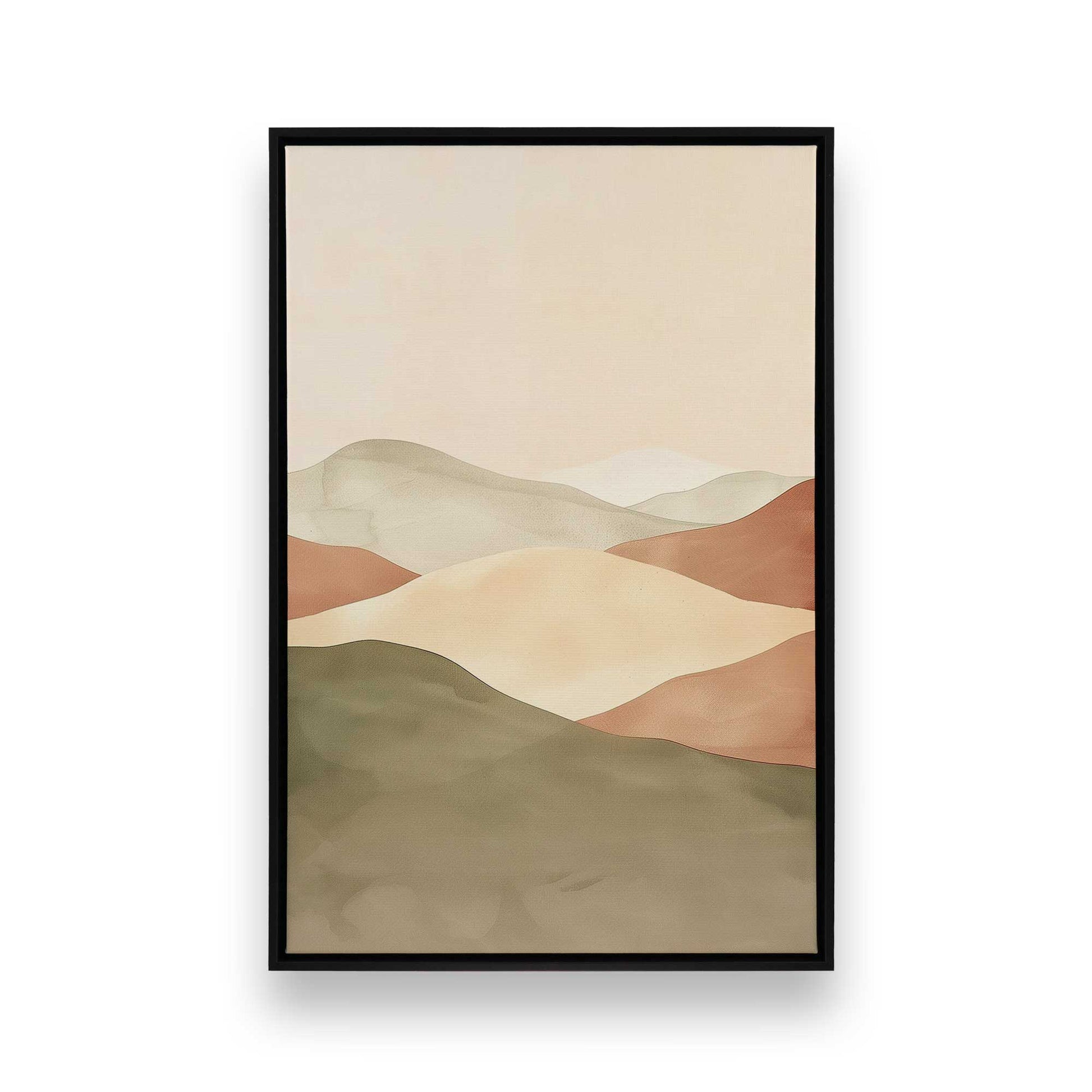 [Color:Satin Black], Picture of art in a Satin Black frame