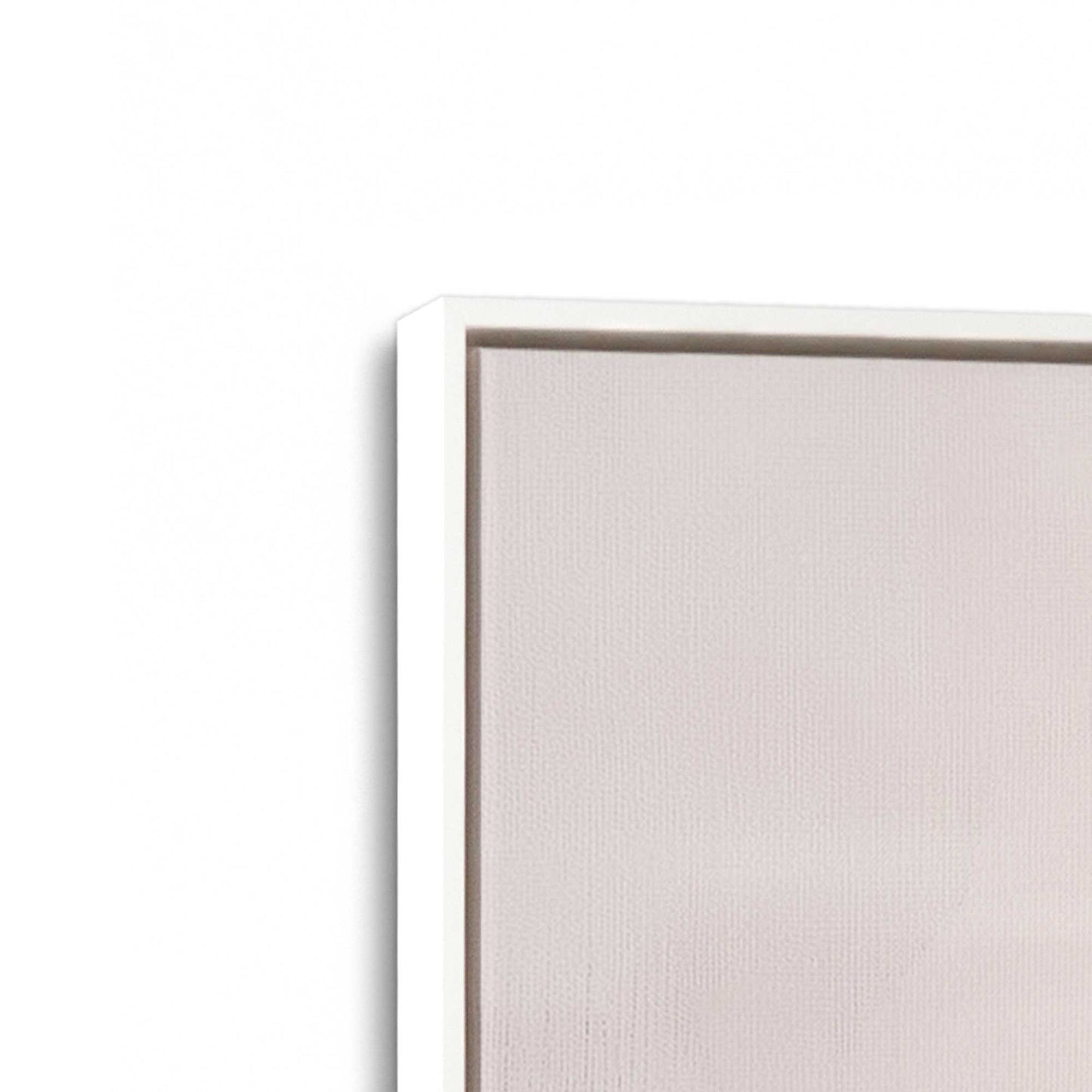 [Color:Opaque White], Picture of art in a White frame at an angle