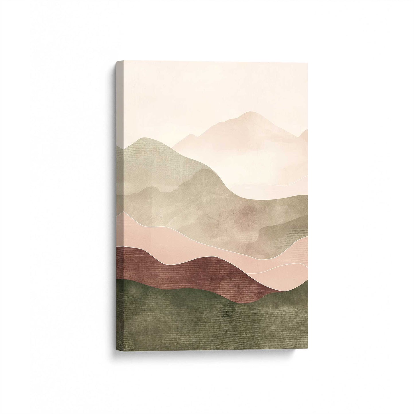 [Color:Stretched Canvas], Picture of art at an angle