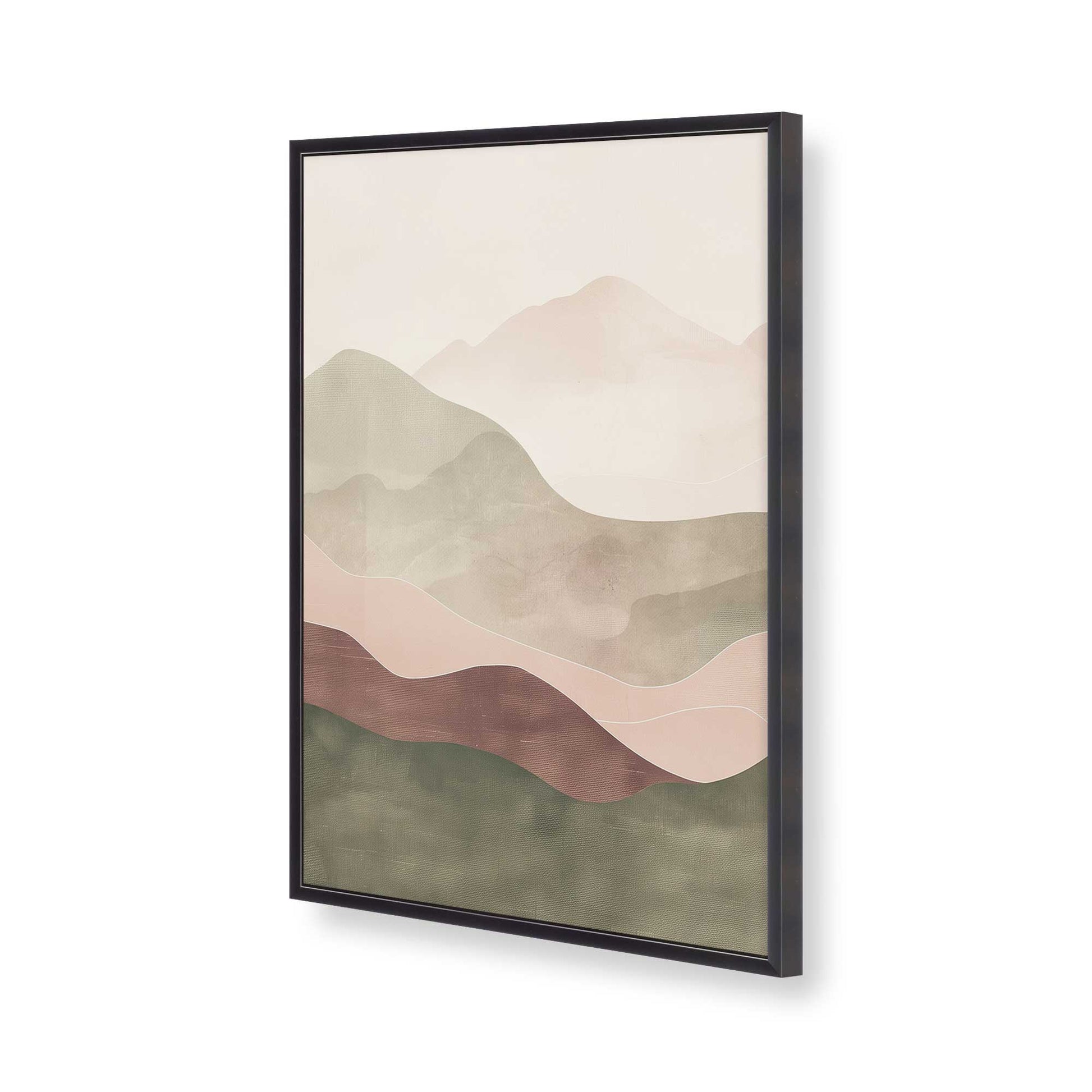 [Color:Weathered Zinc], Picture of art in a Weathered Zinc frame of the corner