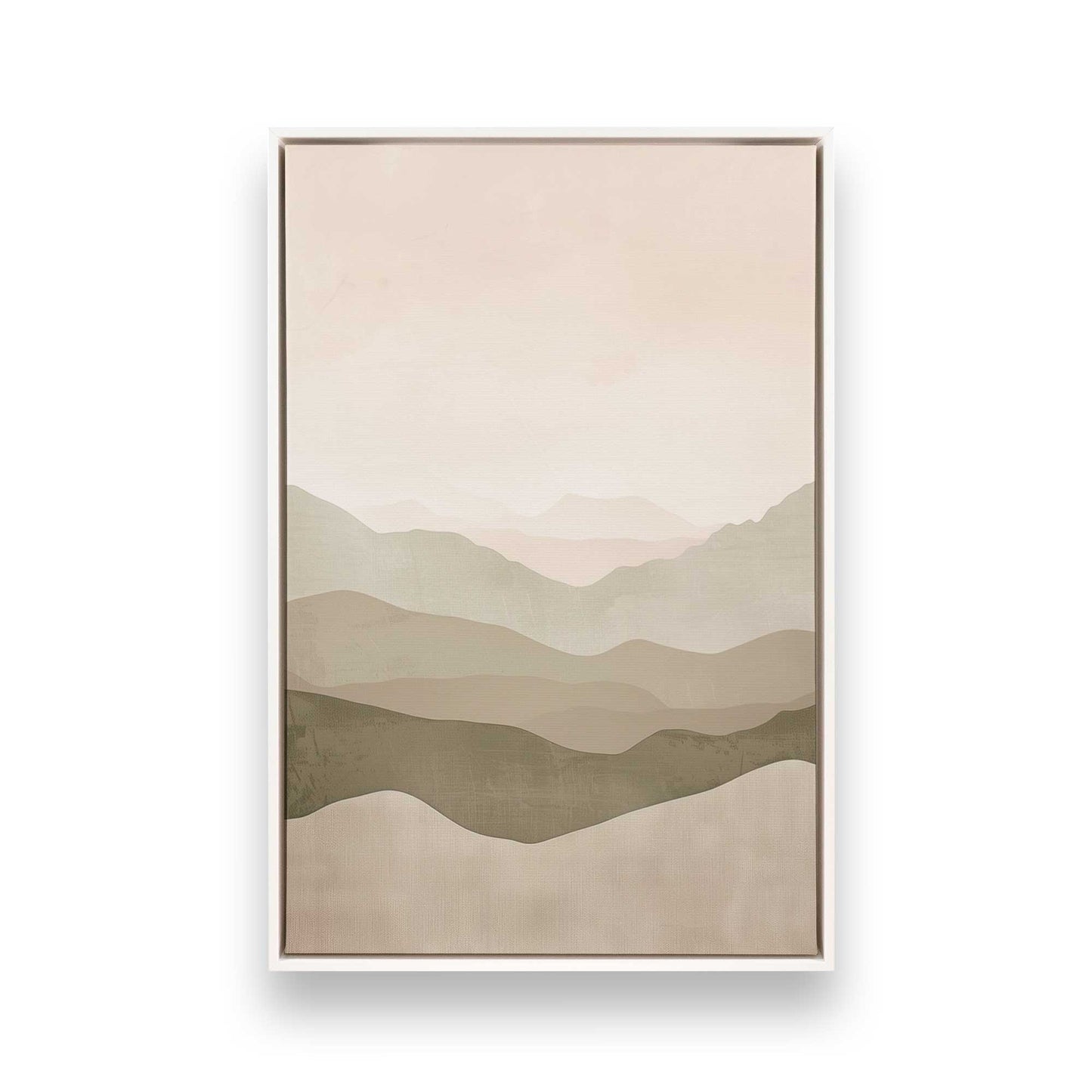 [Color:Opaque White], Picture of art in a White frame