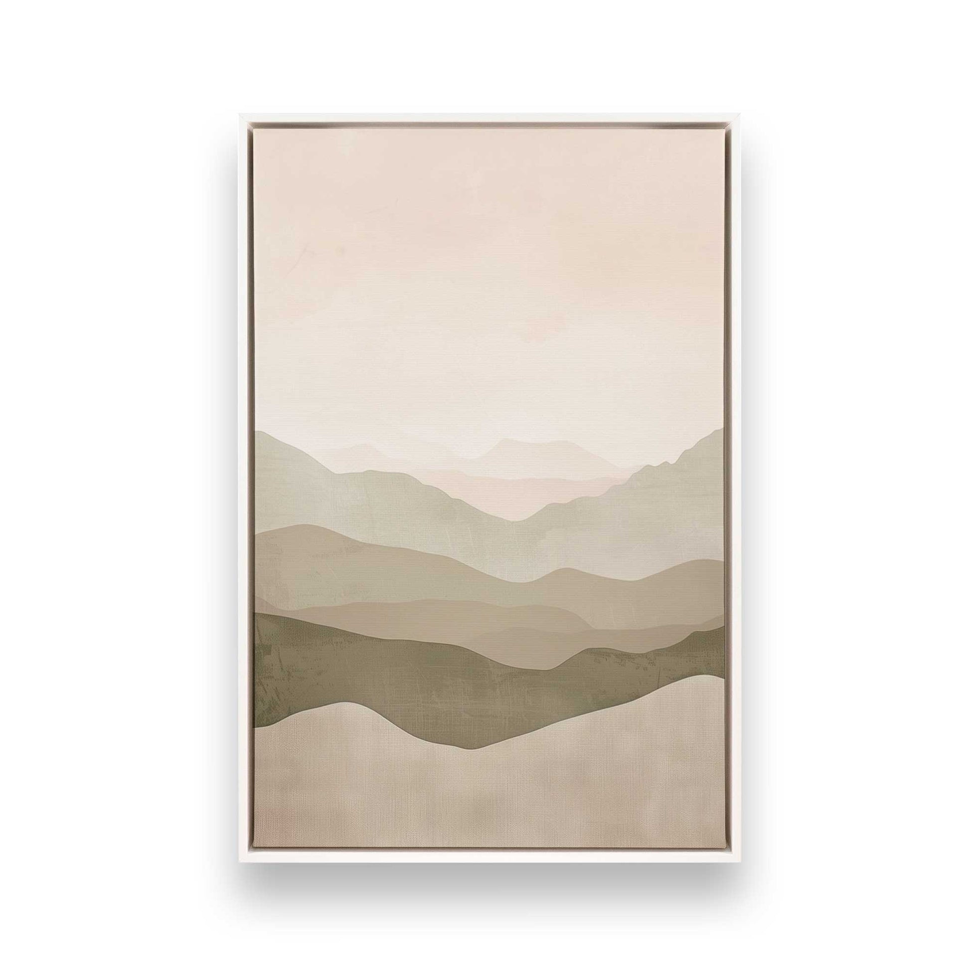 [Color:Opaque White], Picture of art in a White frame