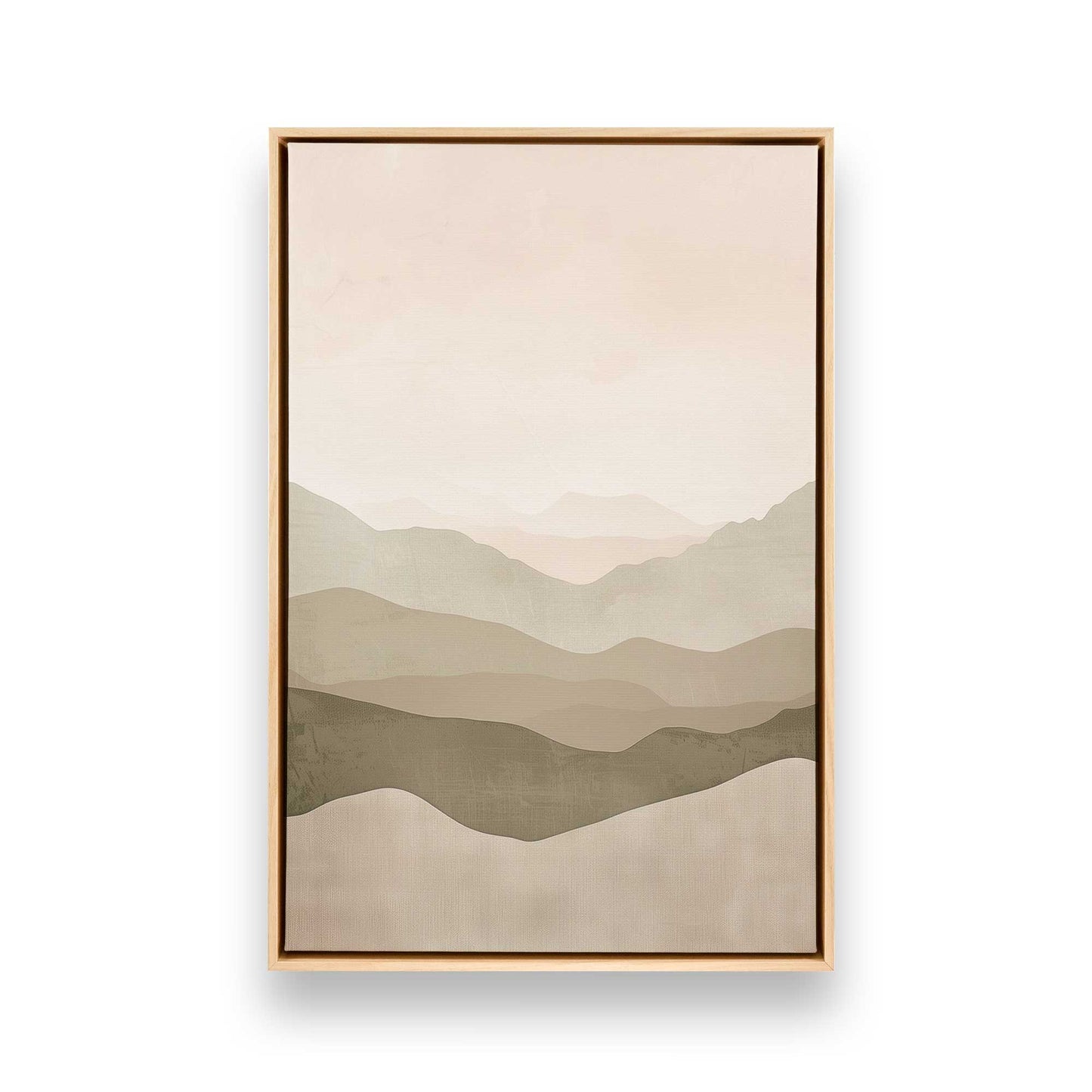 [Color:American Maple], Picture of art in a American Maple frame