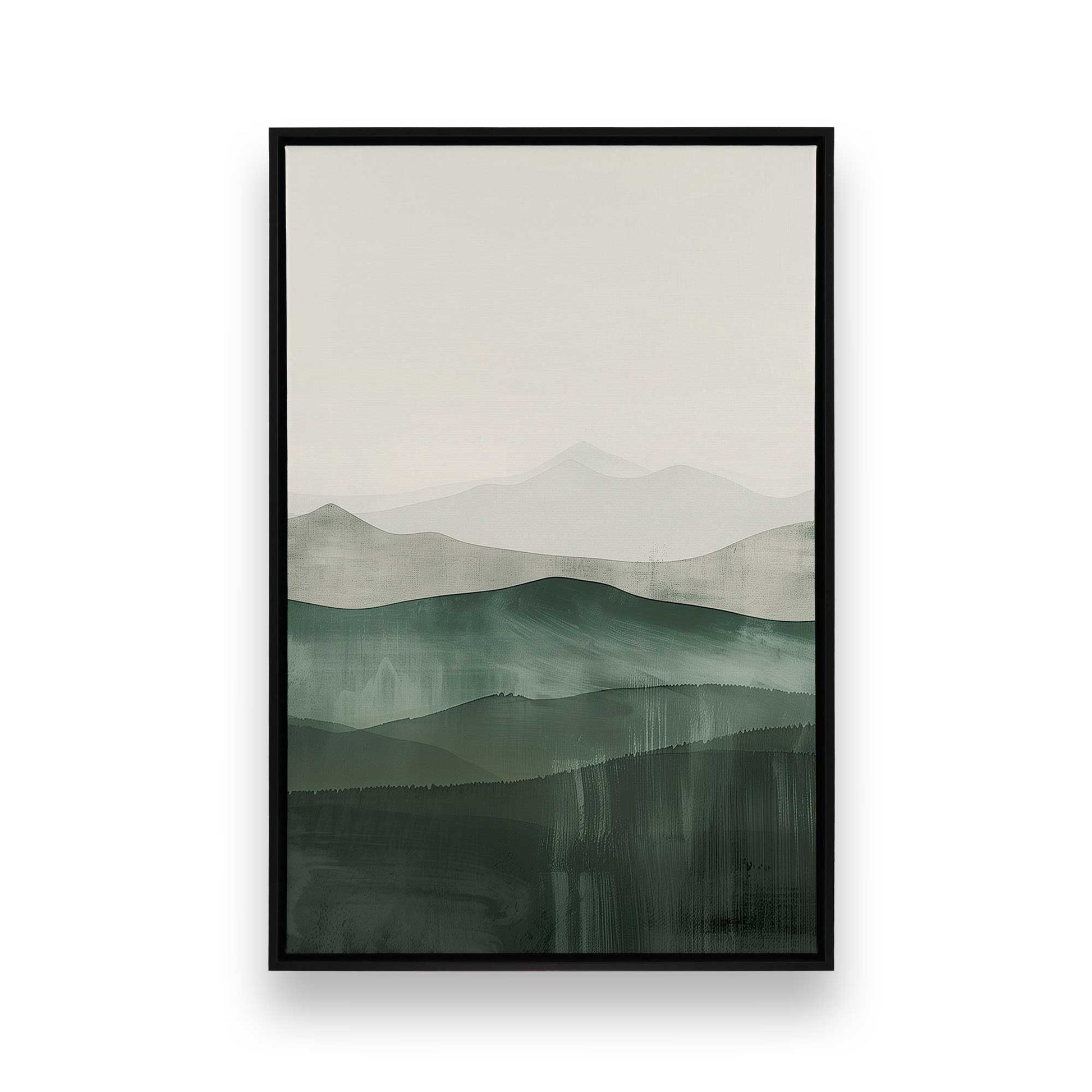 [Color:Satin Black], Picture of art in a Satin Black frame
