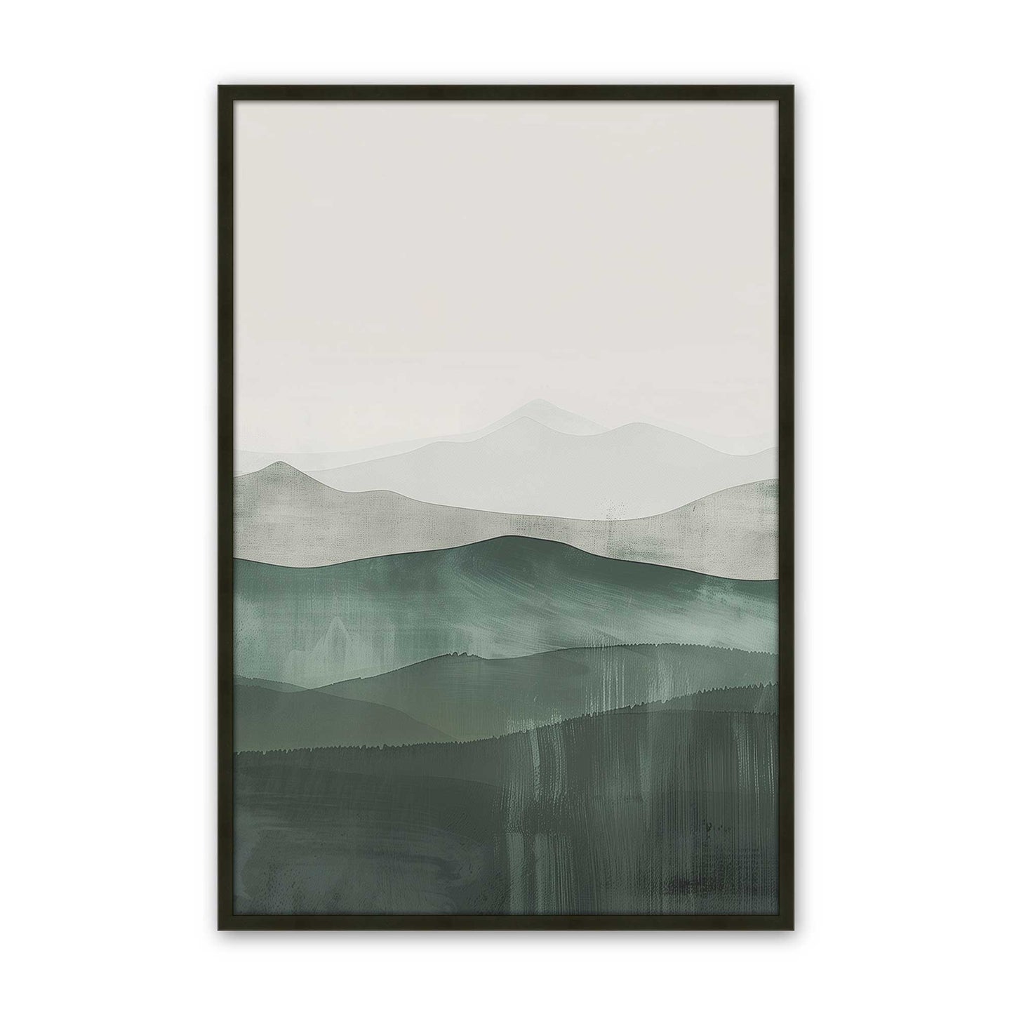 [Color:Satin Black], Picture of art in a Satin Black frame