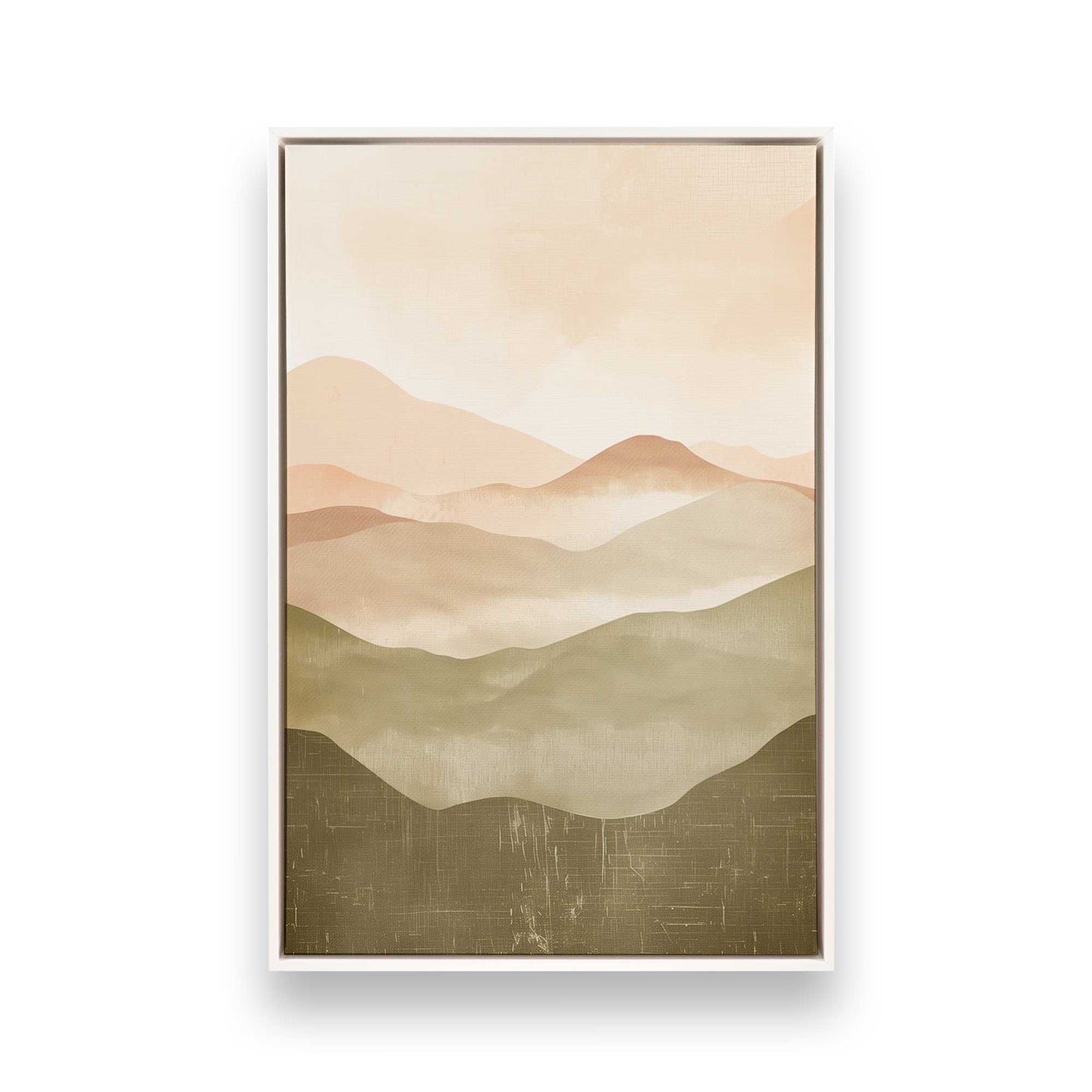 [Color:Opaque White], Picture of art in a White frame