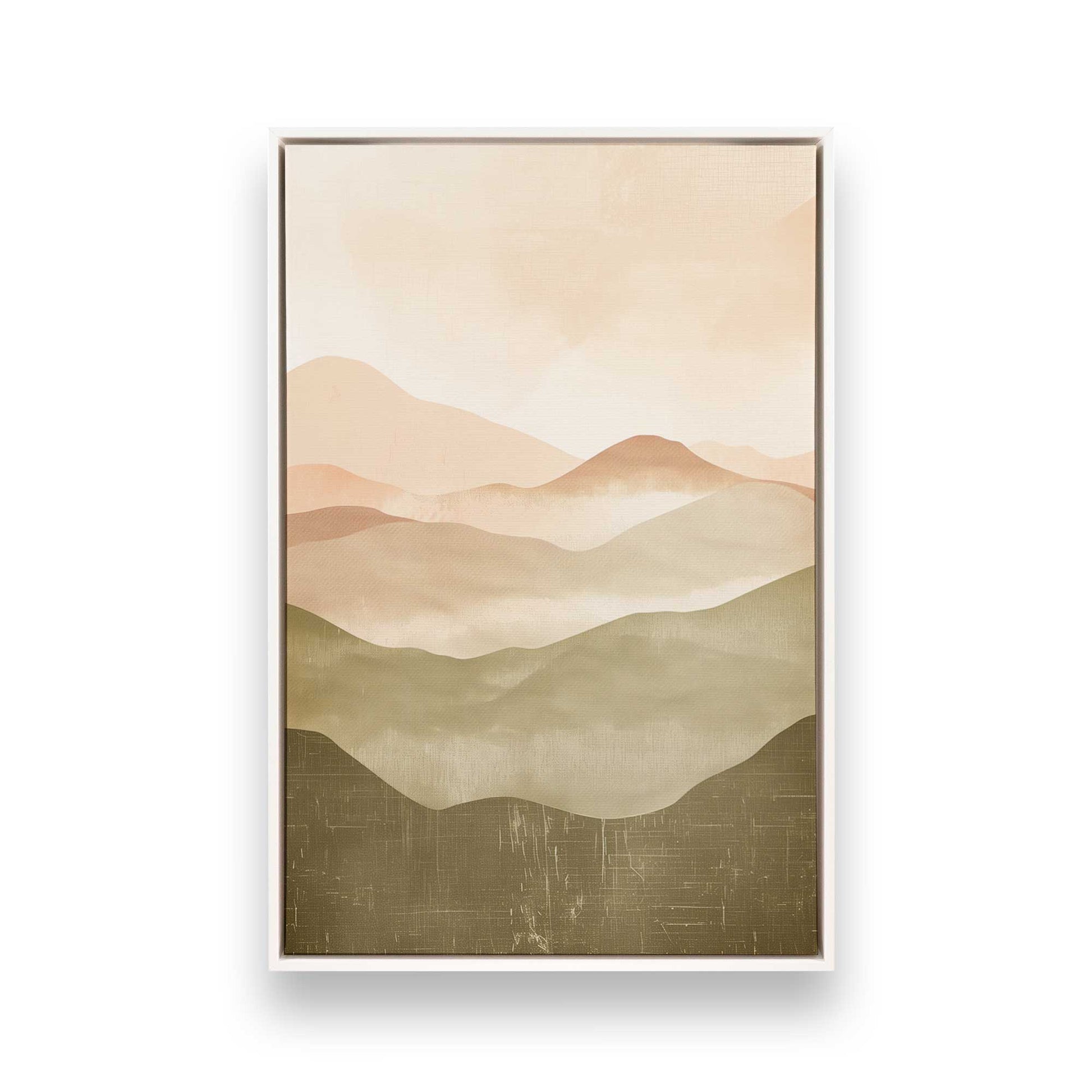 [Color:Opaque White], Picture of art in a White frame