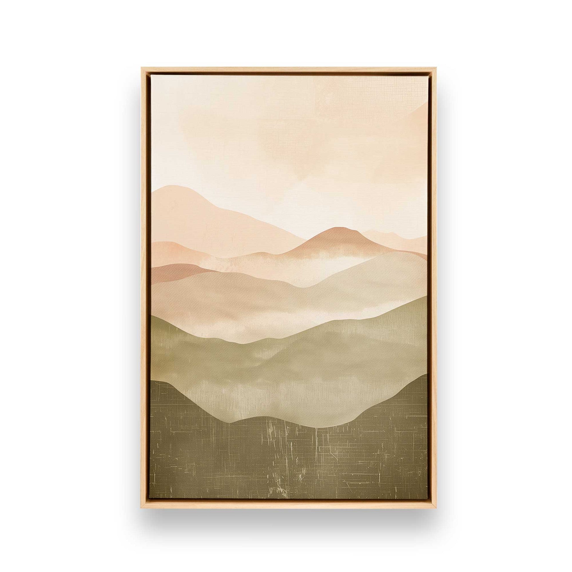 [Color:American Maple], Picture of art in a American Maple frame