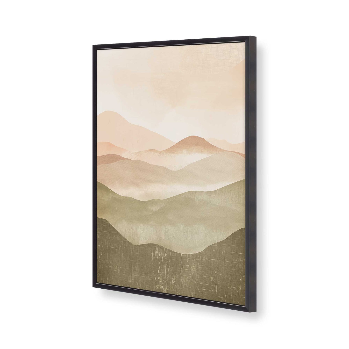 [Color:Weathered Zinc], Picture of art in a Weathered Zinc frame of the corner