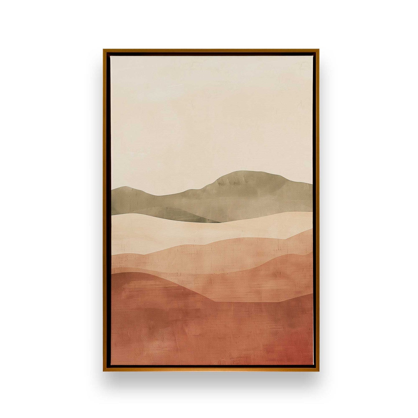 Dusty Plum and Mauve Rolling Hills Triptych - Set of 3 Prints on Canvas