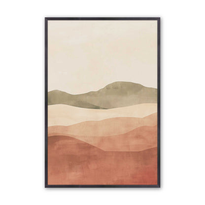 Dusty Plum and Mauve Rolling Hills Triptych - Set of 3 Prints