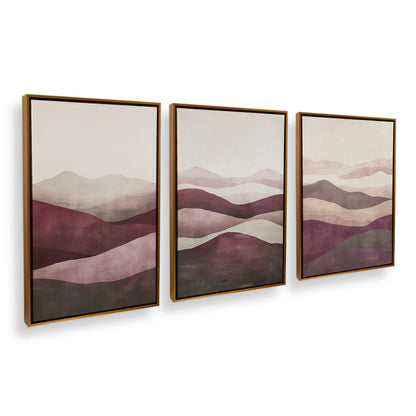 [Color:Polished Gold], Picture of art in a Polished Gold frame at an angle