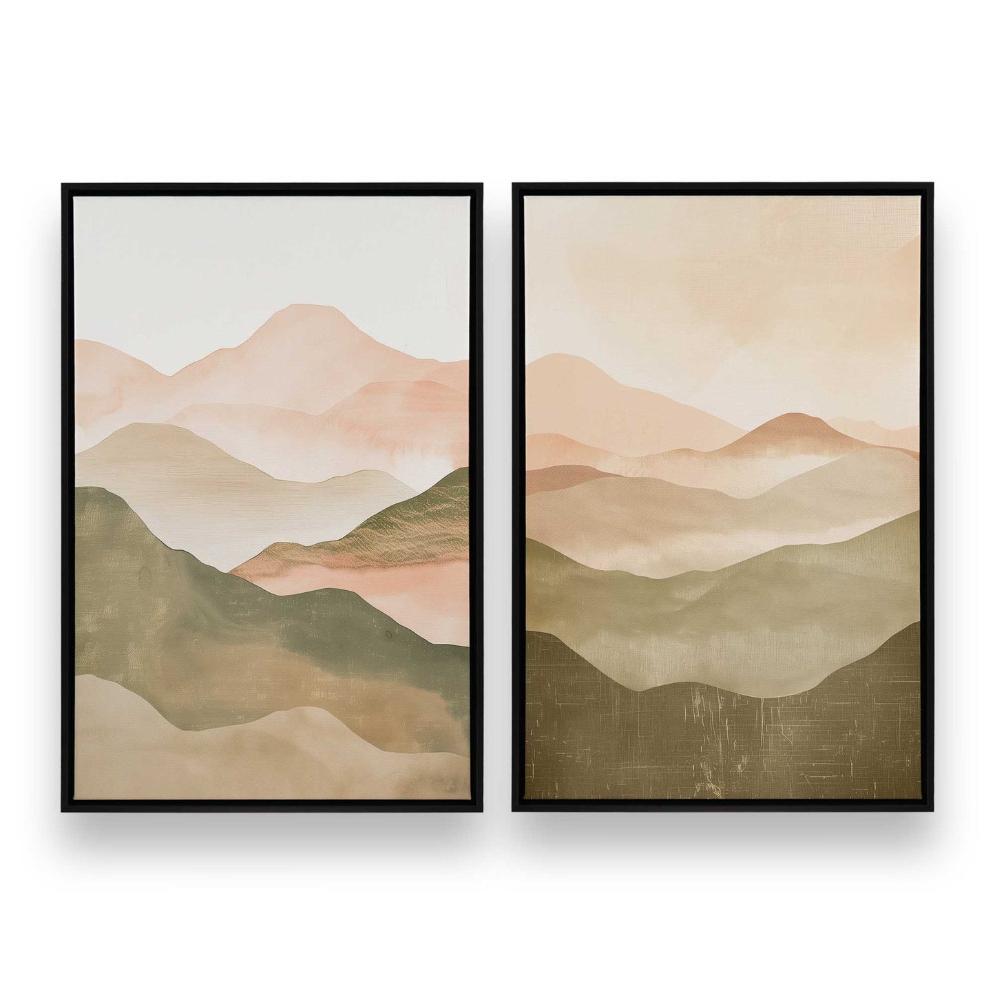 [Color:Satin Black], Picture of art in a Satin Black frame