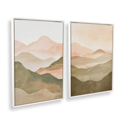 [Color:Opaque White], Picture of art in a White frame at an angle