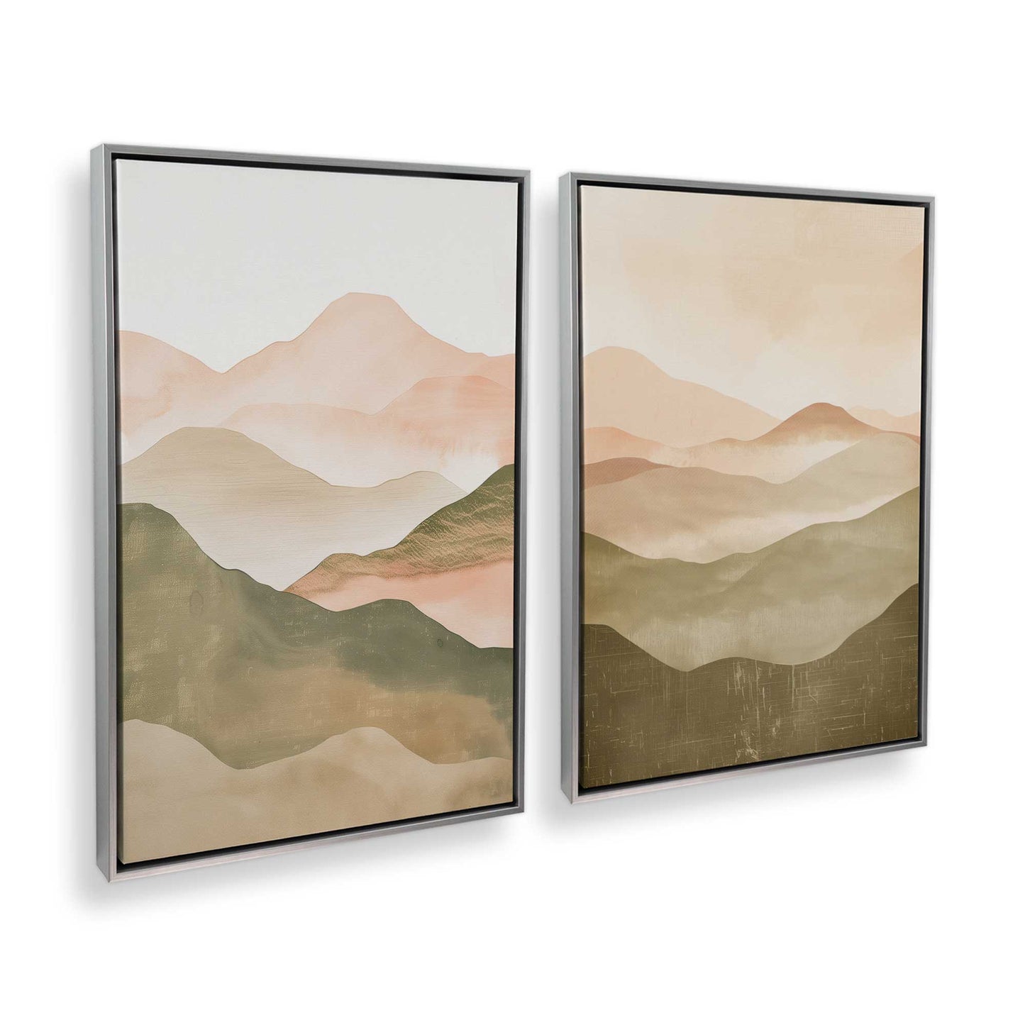 [Color:Polished Chrome], Picture of art in a Polished Chrome frame at an angle