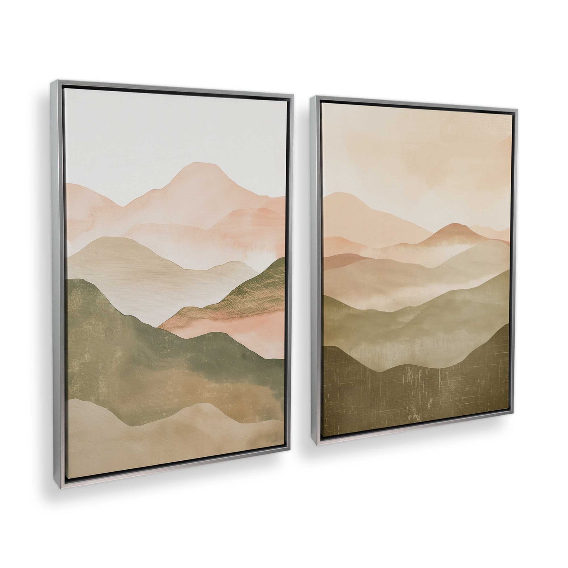 [Color:Polished Chrome], Picture of art in a Polished Chrome frame at an angle