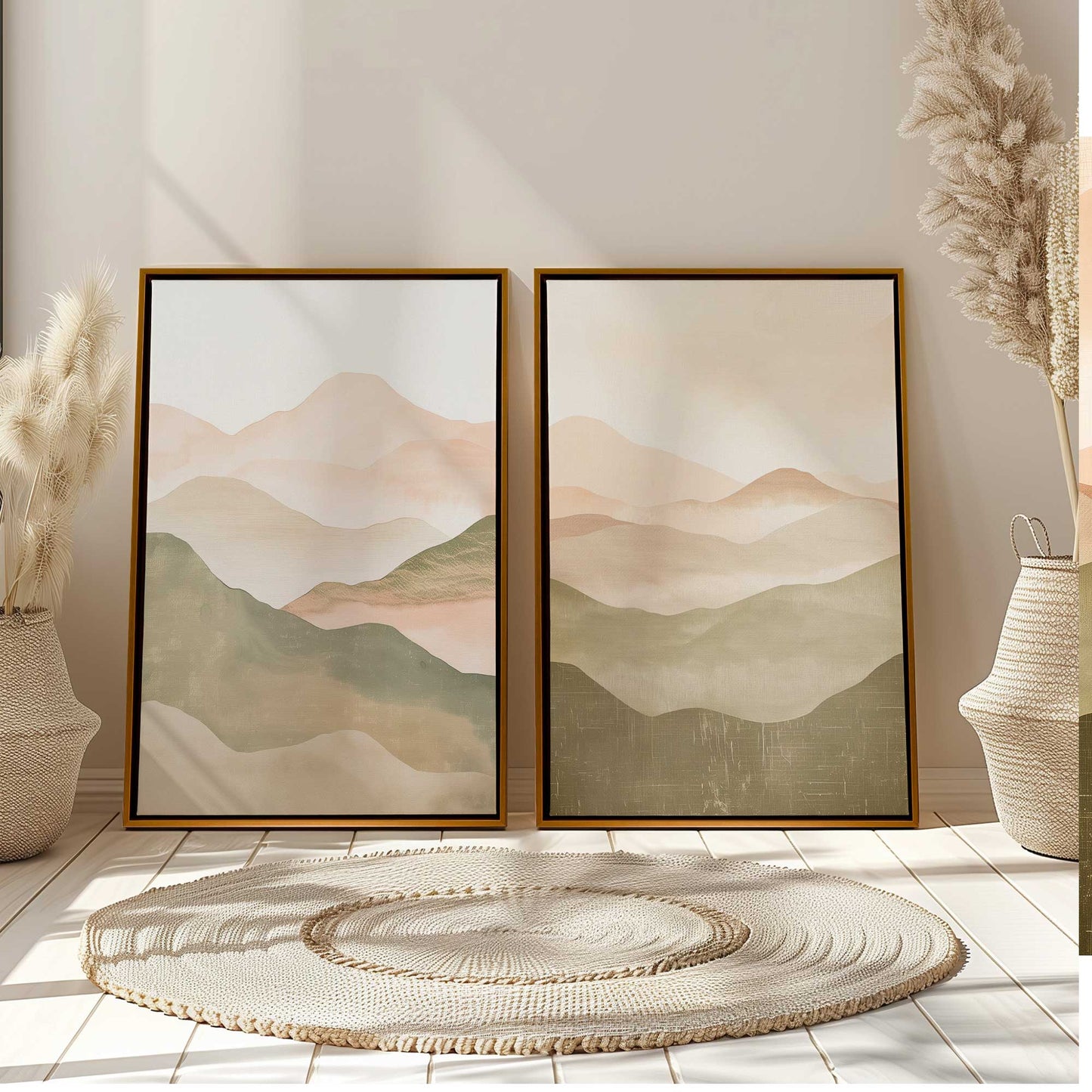 [Color:Opaque White], Picture of art in a White frame