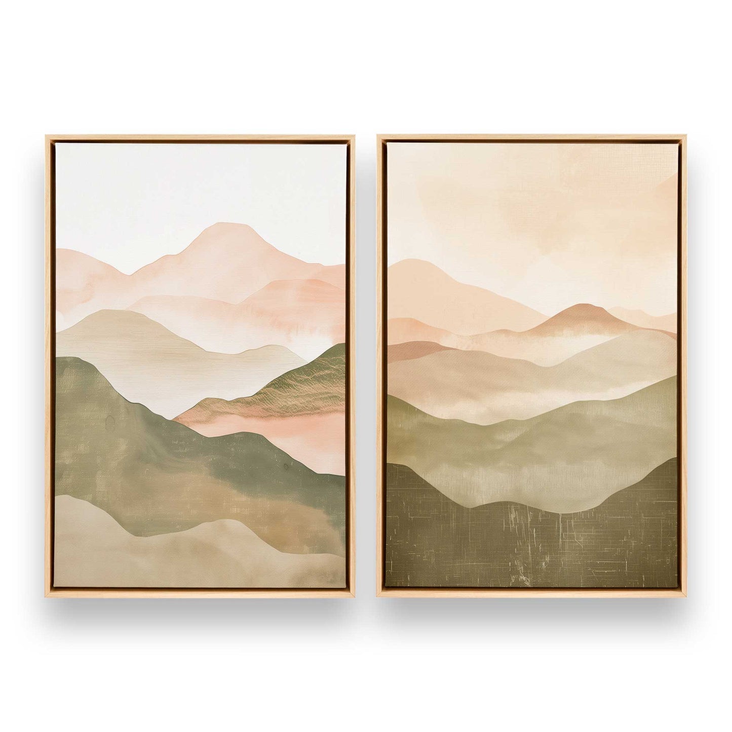 [Color:American Maple], Picture of art in a American Maple frame