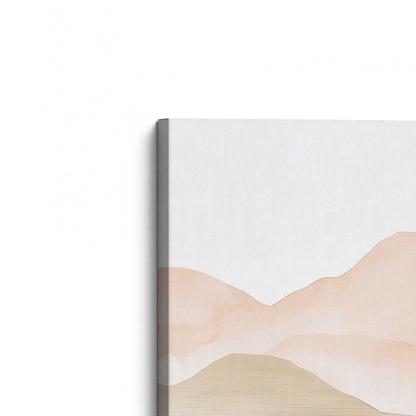 [Color:Stretched Canvas], Picture of the corner of the art