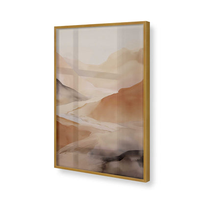 [Color:Polished Gold], Picture of art in a Polished Gold frame of the corner