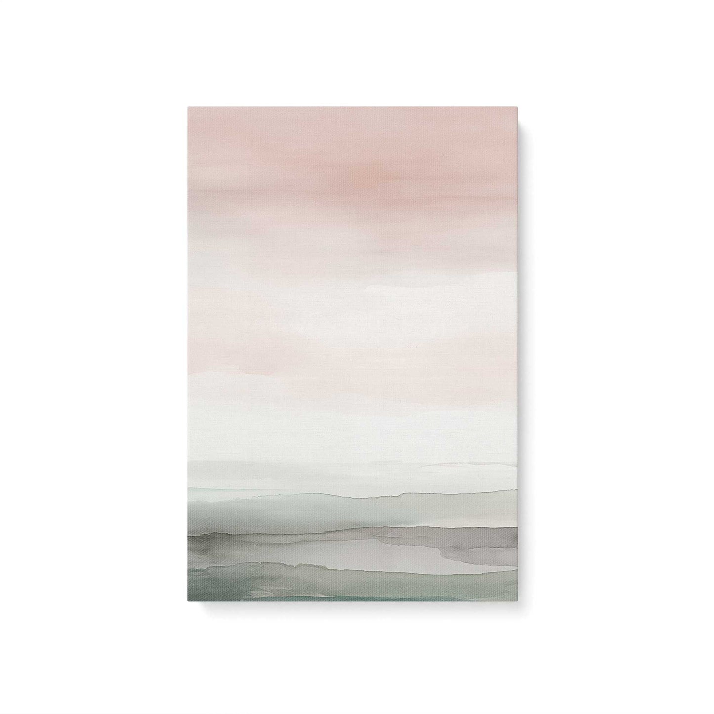 Pink Skies and Calm Seas Canvas Print, Set of 3