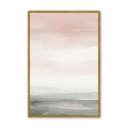 Pink Skies and Calm Seas Art Print, Set of 3