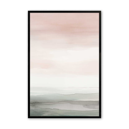 Pink Skies and Calm Seas Art Print, Set of 3