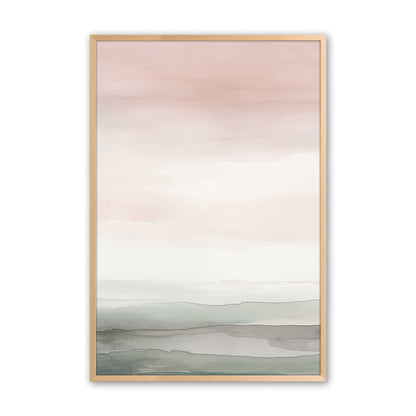 Pink Skies and Calm Seas Art Print, Set of 3