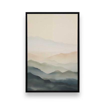 Layers of Quiet Hills Canvas Print, Set of 3