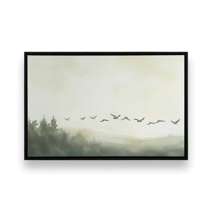 [Color:Satin Black], Picture of art in a Satin Black frame