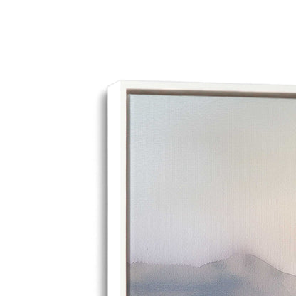 Misty Morning Lake Duo v2 Art Print, Set of 2